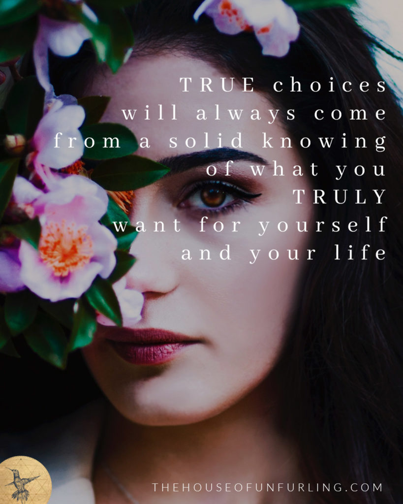 "True choices will always come from a solid knowing of what you truly want for yourself and your life". Click to read the Full Article: Maybe My Dreams Are Too Big. In Purpose & Feminine Impact - kathleensaelens.com